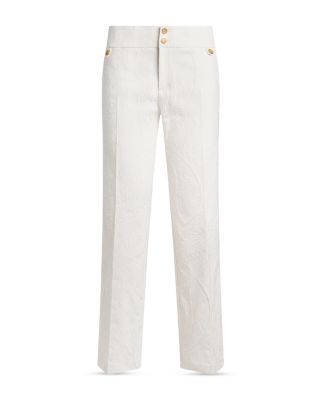 Flared Trousers with Waist Details