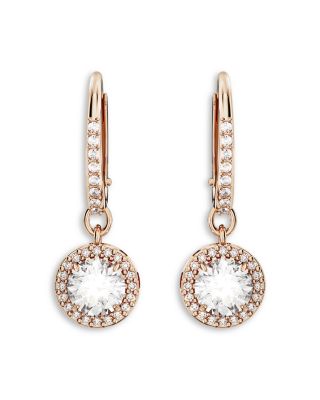 Una Angelic Crystal & Cubic Zirconia Drop Earrings