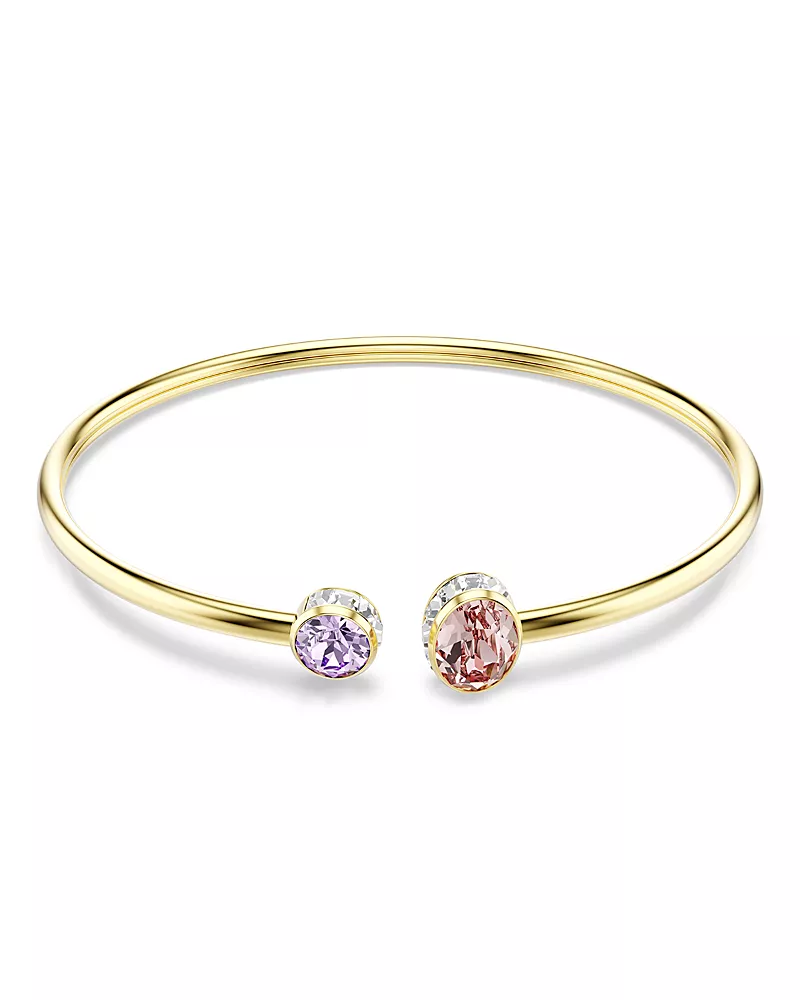 Swarovski Chroma Crystal Flexible Bangle Bracelet