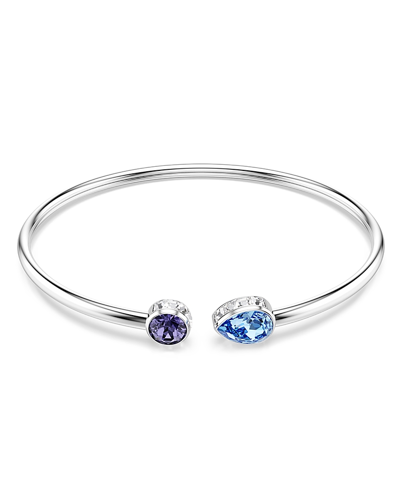 Swarovski Chroma Crystal Flexible Bangle Bracelet