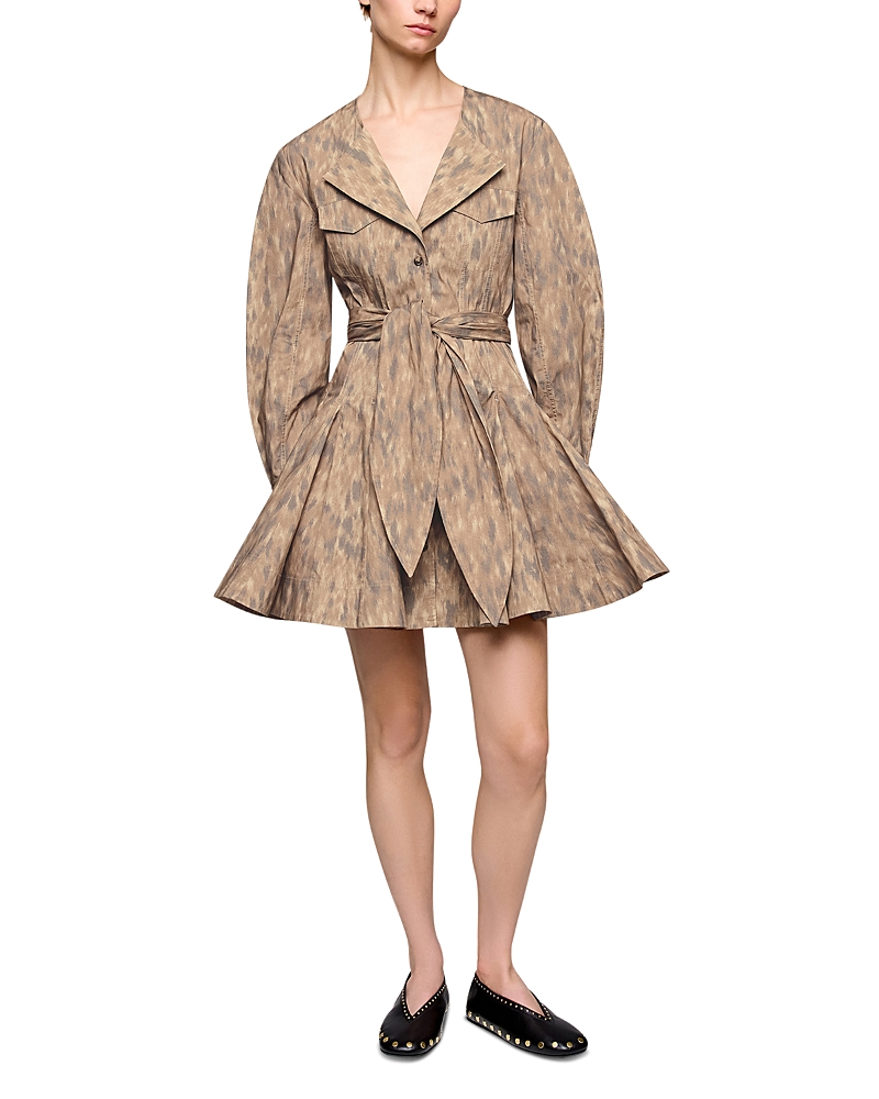 Ganni Printed Shirt Dress