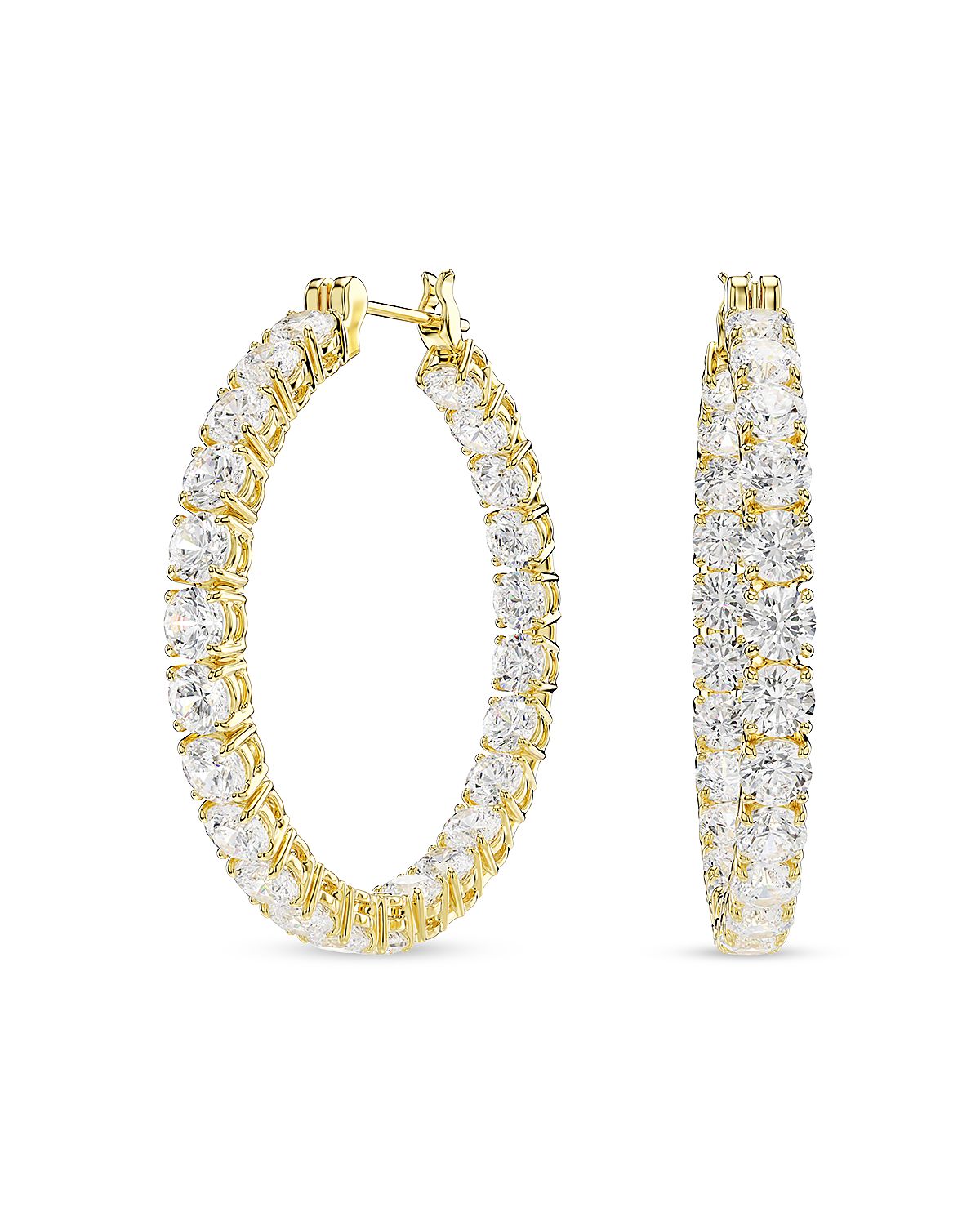 Swarovski Matrix Hoop Earrings