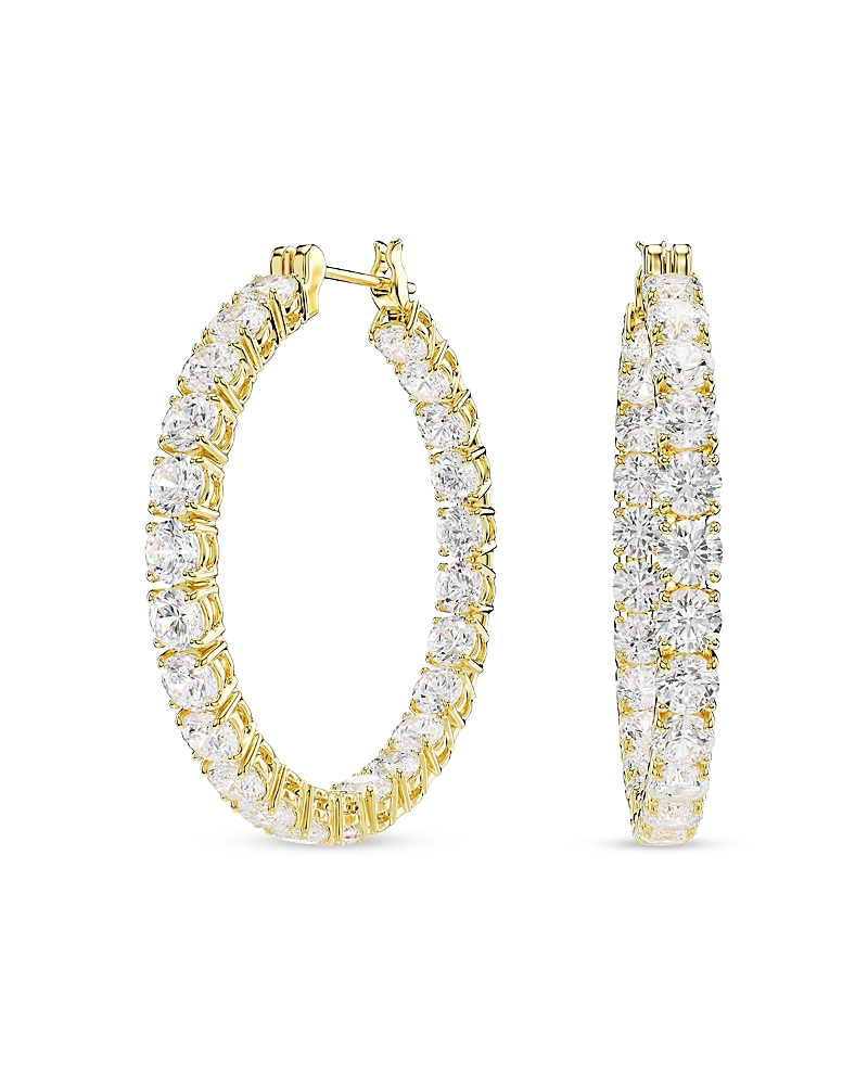 Swarovski Matrix Hoop Earrings · OS