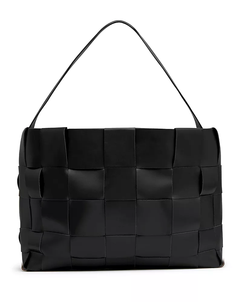 St. Agni Large Woven Leather Tote