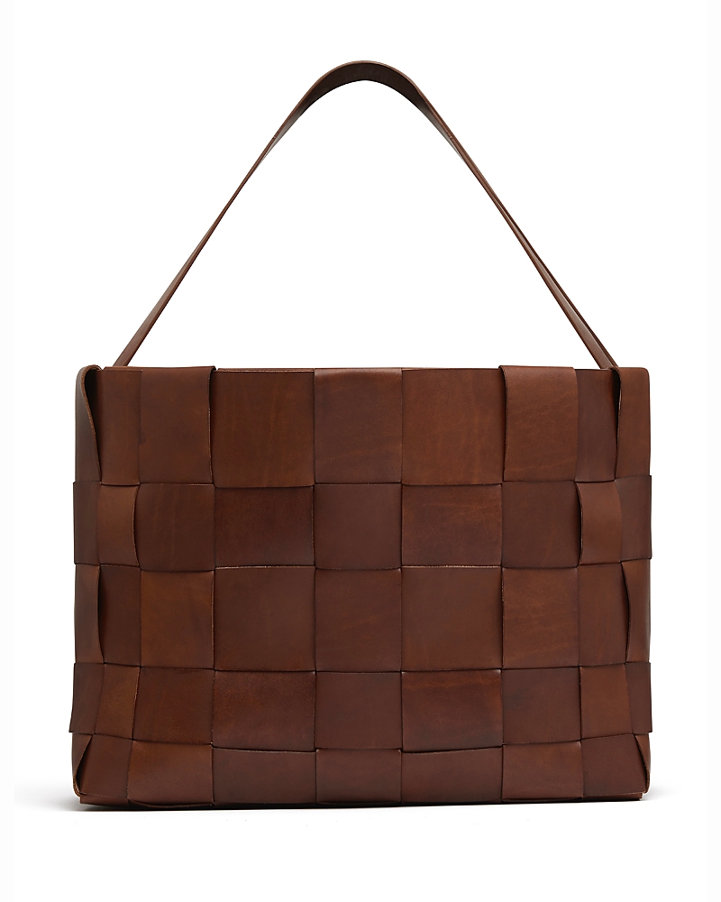 St. Agni Large Woven Leather Tote