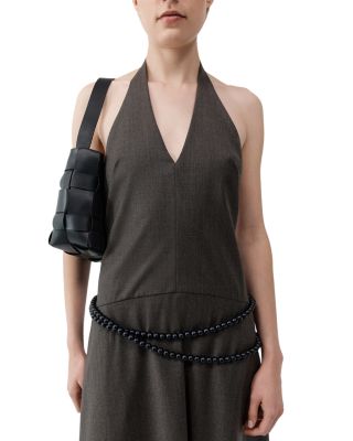 Mini Woven Leather Tote