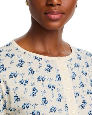 The Crop Sleep Henley Top