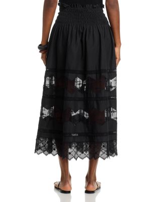 The Rosette Crochet Midi Skirt