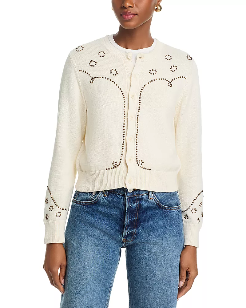 The Great. The Studded Cardigan