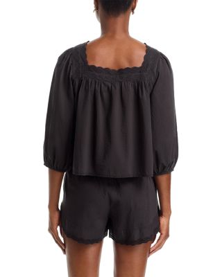 The Eyelet Button Sleep Top