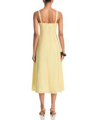 Embroidered Midi Dress - Exclusive