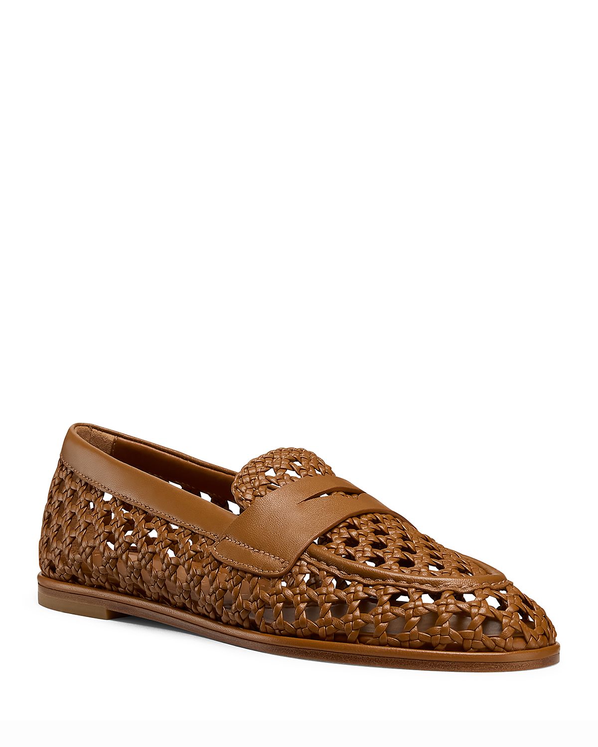 Stuart Weitzman Women's Spencer Woven Loafers