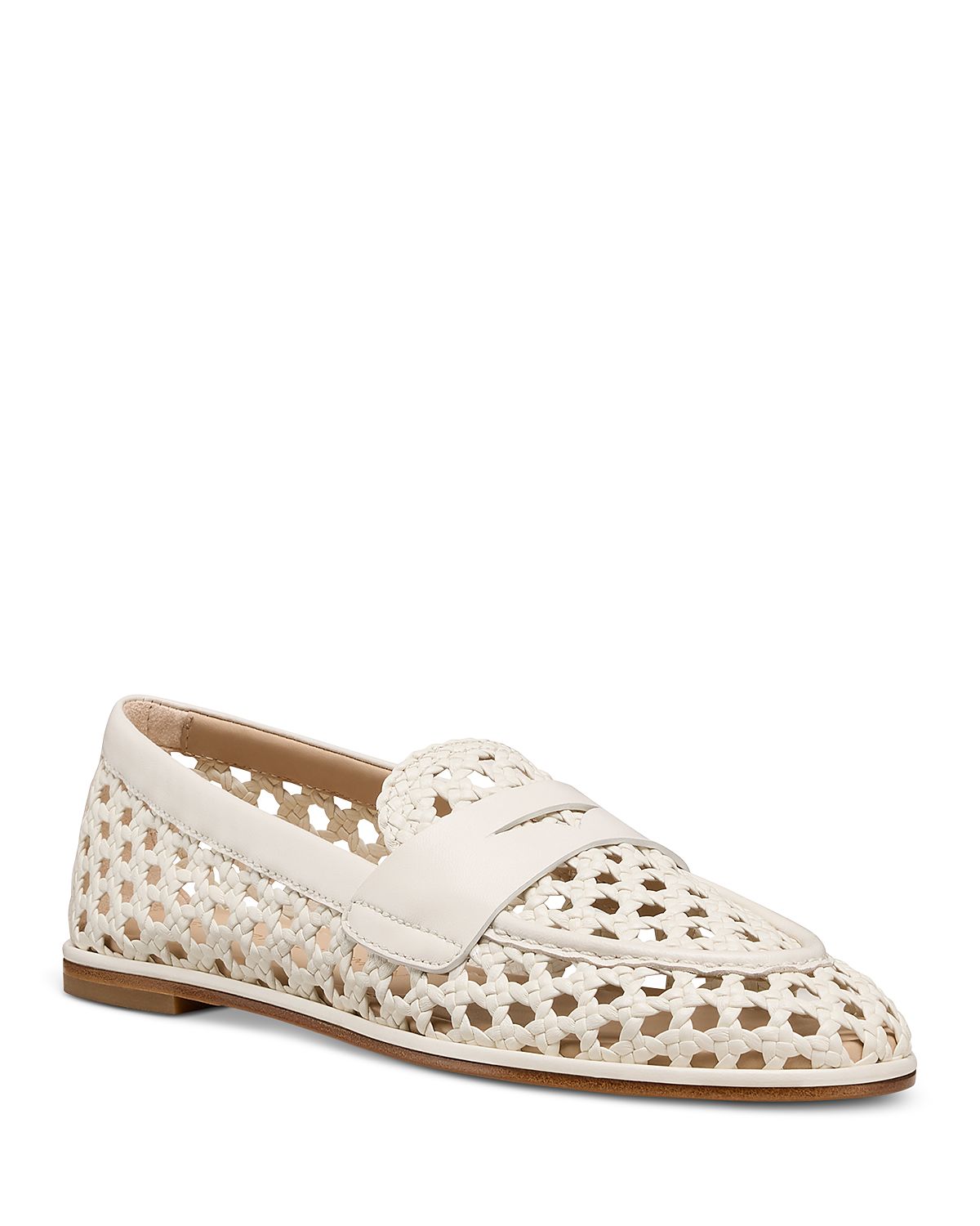 Stuart Weitzman Women's Spencer Woven Loafers