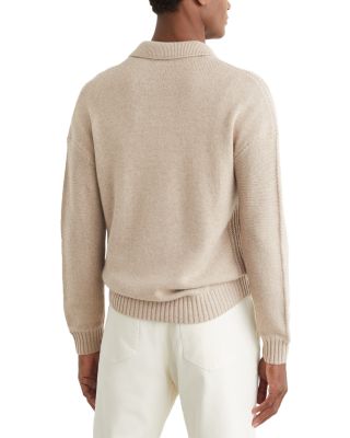 Ribbed Button Sweater