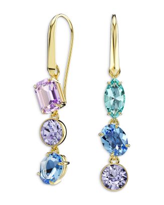Swarovski Gema Asymmetric Drop Earrings | Bloomingdale's Jewelry ...