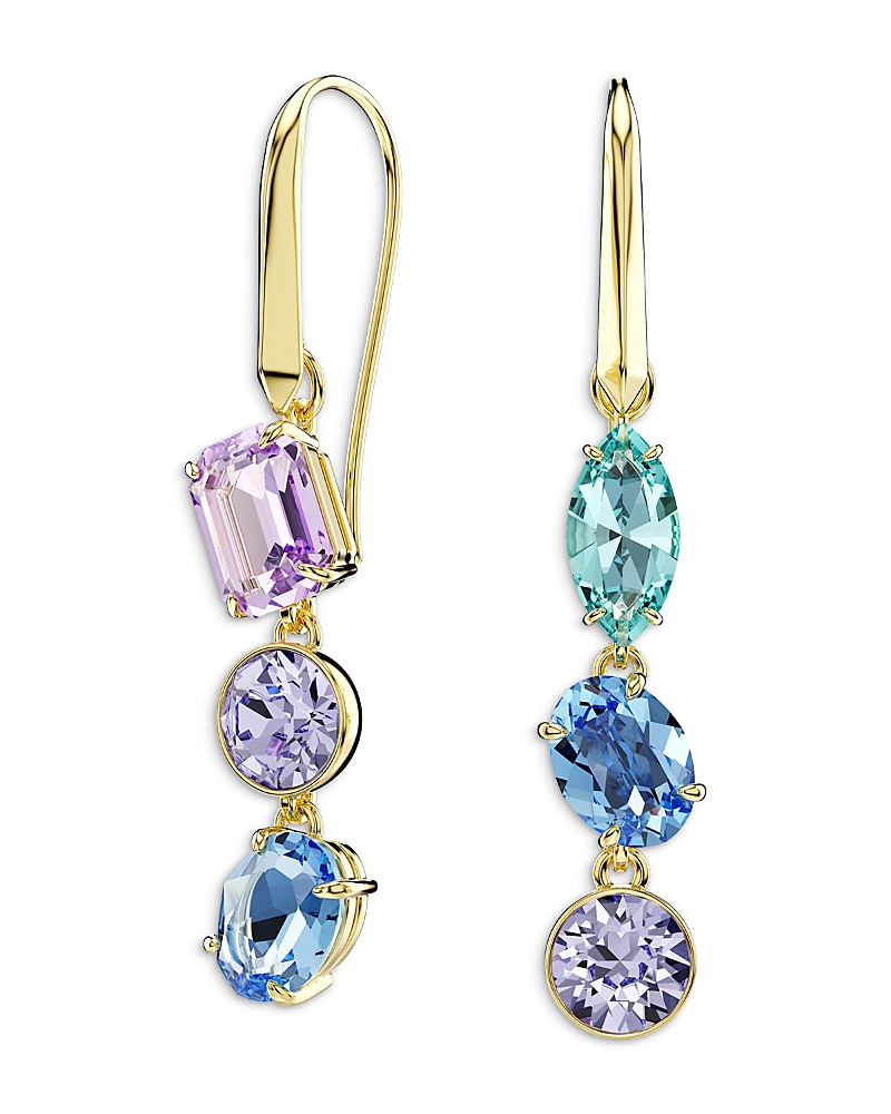 Swarovski Gema Asymmetric Drop Earrings