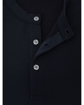 Textured Henley Shirt