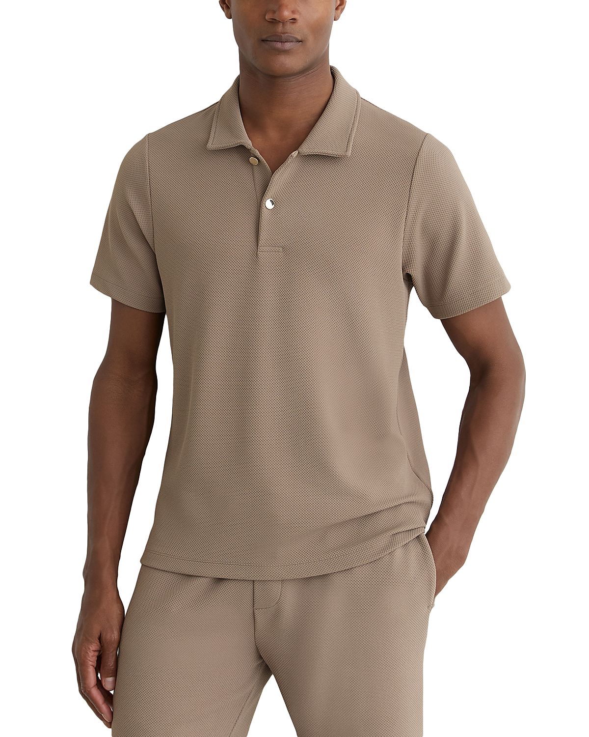 Reiss Textured Polo Shirt