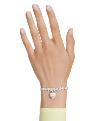 Idyllia Crystal & Cubic Zirconia Heart Charm