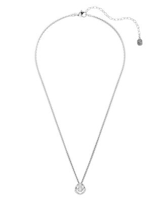 Constella Dancing Stone Pendant Necklace, 14.87-17.75"