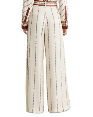 Lydia Chain Print Wide Leg Pants