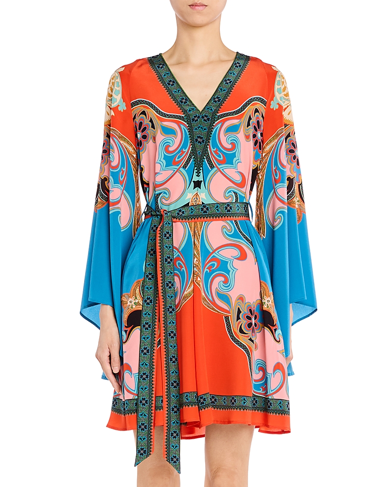 Etro Silk Belted Mini Dress