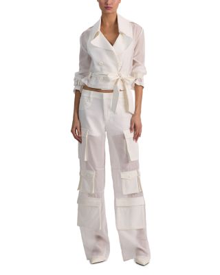 Keith Sheer Mixed Media Jacket