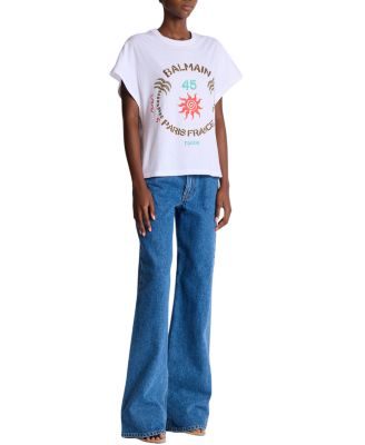  T-Shirt with Club Print