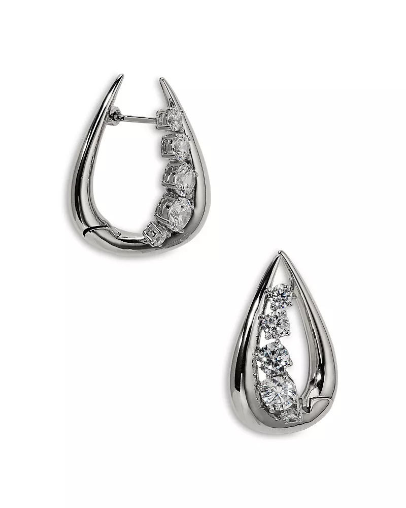 Nadri Phenom Huggie Hoop Earrings