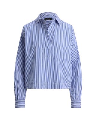 Striped Cropped Shirt