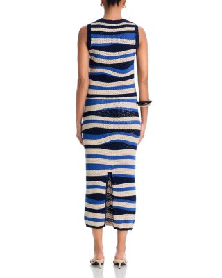 Wavy Crochet Midi Skirt - Exclusive