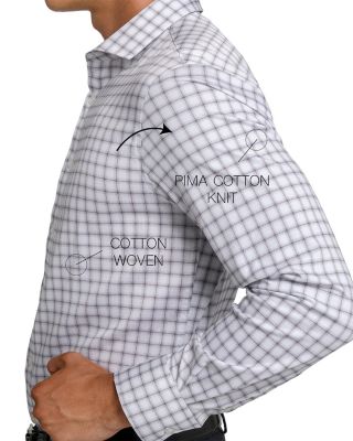 Slim Fit Check Reworked Dress Shirt