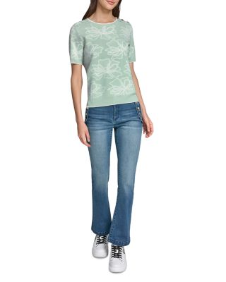 Floral Crewneck Sweater