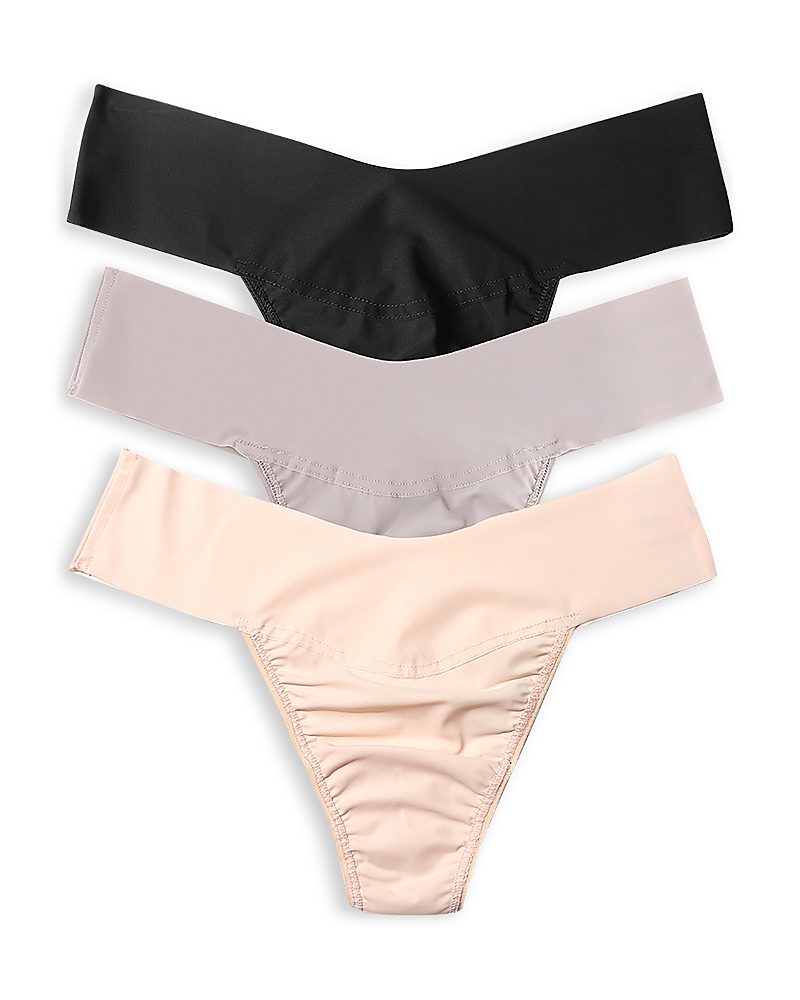 Hanky Panky Breathe Natural Rise Thong, Pack of 3