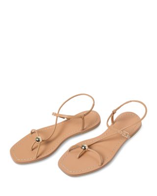 Women's Leather Thong Sandals
