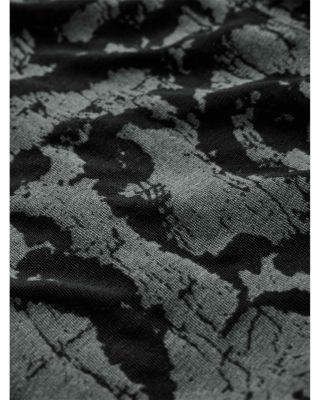 Florian Printed Pintuck Burnout Shirt