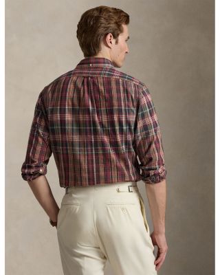 Classic Fit Madras Popover Shirt