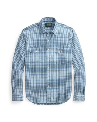 Classic Fit Indigo Dyed Oxford Workshirt