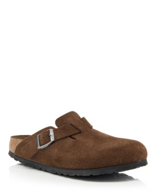 Women's Boston Suede Soft Footbed Clogs
