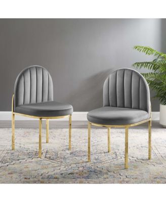 Isla Performance Velvet Dining Side Chair, Set of 2