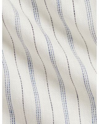 Boys' Sailor Shirt & Striped Linen-Cotton Pants Set - Baby