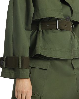 Ines Cropped Trench Jacket