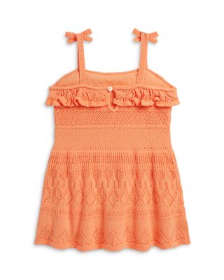 Girls' Pointelle Knit Cotton Sweater Dress - Baby