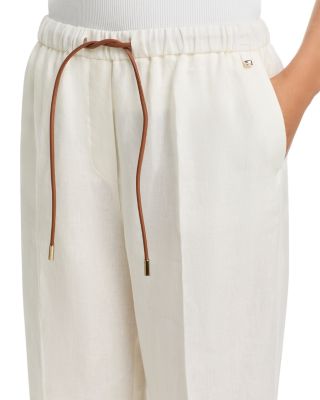 Linen Drawstring Pants