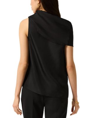 Silk Funnel Neck Top