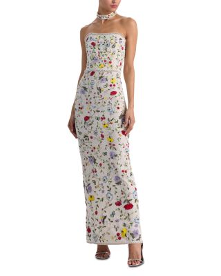 Georgie Embellished Strapless Gown