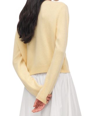 Clara Cashmere Crew Cardigan
