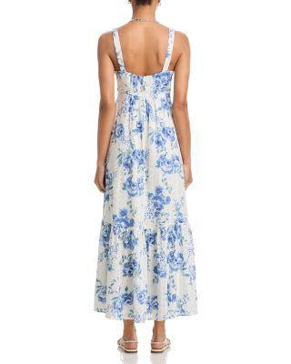 Floral Eyelet Maxi Dress - Exclusive