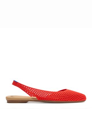 Women's The Almond Mesh Slingback Flats