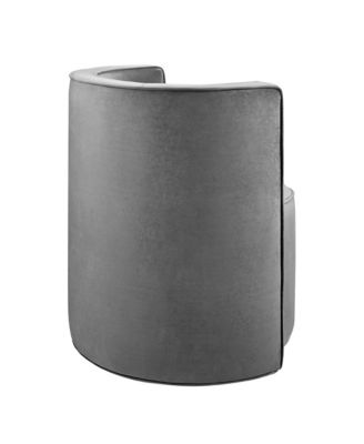 Della Performance Velvet Fabric Swivel Chair